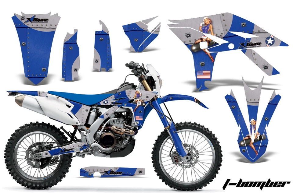 Dirt Bike Graphics Kit Decal Sticker Wrap For Yamaha WR450F 2012-2015 TBOMBER U Foto 1 de 1
