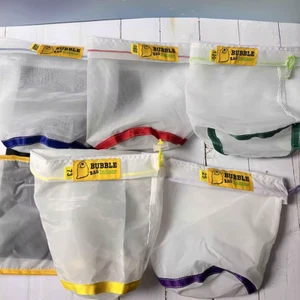 1Gallon 5Bags Kit All Mesh Bubble Bags Hash Ice Filter Extraction Bag Press Scre - Picture 1 of 6