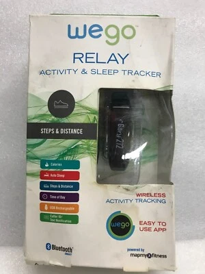 Relé rastreador de atividade e sono WeGo azul rastreamento fitness sem fio iPhone - Imagem 1 de 2