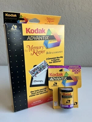 Kodak Advantix Color Print Film 200 AND Organizer for Cassettes Index Prints EXP - Image 1 of 3