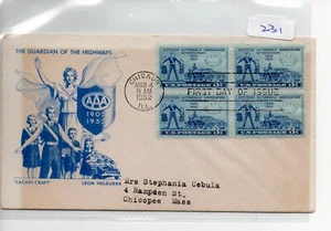 United States - First Day/Souvenir Cover - (231) 1952 - American Automobile Assc - Picture 1 of 1
