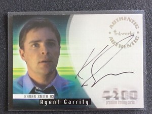 2007 INKWORKS THE 4400 SEASON 2 KAVAN SMITH AGENT GARRITY AUTOGRAPH CARD A-18