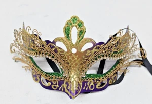 Party Mask Masquerade Mask Halloween Costume Mask Carnival Mardi Gras Mask Prom - Picture 1 of 5