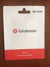 $100 Lululemon gift card
