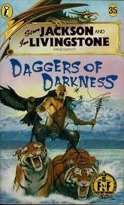 Fighting Fantasy 35 - Daggers of Darkness - 1./1. Ed (Bronze Dragon) - B/B+/B - Picture 1 of 7