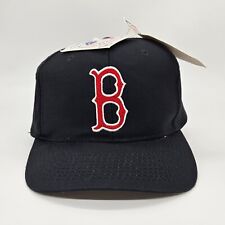 Vintage Boston Red Sox Hat Blue Logo Athletic Headlights Strap Back Baseball Cap
