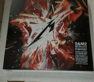  METALLICA S&M2 Deluxe Boxset 2CD Bluray All Regions 4LP in stock sealed S&M 2 - Image 1 of 4