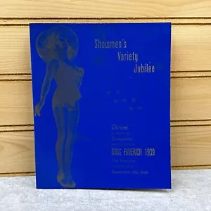 1939 Miss America Atlantic City Pageant Showmen’s Variety Jubilee Dinner Program - Picture 1 of 8