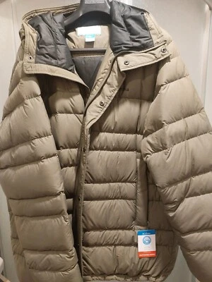Columbia Men's Saltzman Down Parka Jacket Size XL NEW - Image 1 of 4
