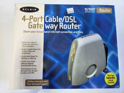 Belkin 4-port Cable/DSL In Original Box - Image 1 of 3
