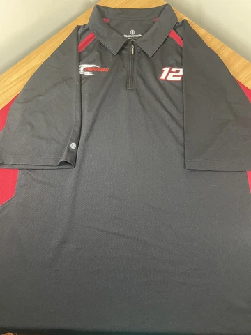 Penske Racing Indy Car Pit Crew Short Sleve Polo 1/4 Zip Will Power Cover
