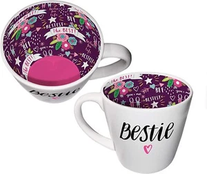 WPL Regalos Bestia Novedad Floral Taza y Caja de Regalo - Idea de Regalo Amigo - De adentro hacia afuera - Imagen 1 de 1