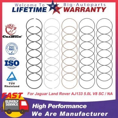 Juego de anillos de pistón AJ133 5,0 L para Jaguar Land Rover Range Rover Sport 508 PS 508PN Foto 1 de 4