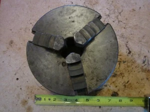 Heavy Duty Union 6" 3 Jaw Lathe Chuck No. 143-K 1 1/2"X8 TPI Back Plate - Picture 1 of 9