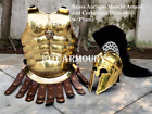 HALLOWEEN mittelalterliche römisch-griechische Muskelrüstung & -helm...