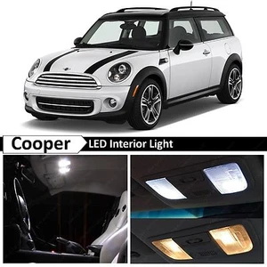 10x White LED Lights Interior Package Kit for 2007-2012 MINI Cooper - Foto 1 di 8
