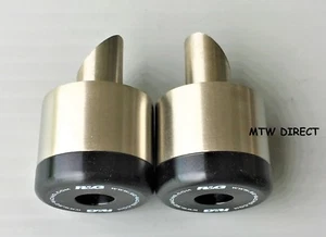 KTM 990 990R Super Duke All Years R&G  bar end sliders BE0022BK - Picture 1 of 8