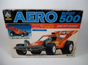 Vintage Aoshima 1/28 Mini 4WD Aero 500 Buggy No. 2 Surf Off Roader Tamiya ARII - Picture 1 of 5