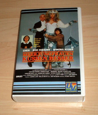 VHS Film - Meerjungfrauen küssen besser - Cher - Winona Ryder - Videokassette - Bild 1 von 2