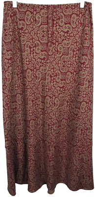 Maxi Falda Elástica Sundance Lana Seda Floral Paisley Talla P6 Foto 1 de 3