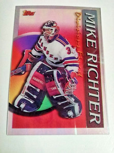 1994-95 Topps Division's Finest #6 Mike Richter New York Rangers Scratch Stain