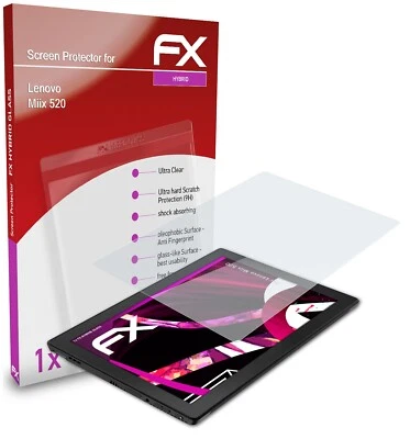 atFoliX Pellicola Vetro per Lenovo Miix 520 9H Armatura di protezione - Immagine 1 di 4