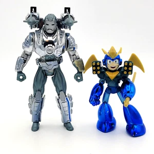 Mega Man VS War Machine Figure 1999 ToyBiz Clash of Superheroes Marvel VS Capcom - Picture 1 of 24