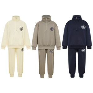 Kids Boys Outfits Letter Embroidery Sets Casual Tracksuits Breathable Travel - Picture 1 of 33