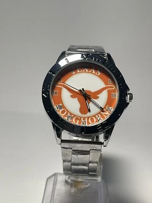 Reloj Texas Longhorns NCAA Acero Inoxidable NUEVO Foto 1 de 4