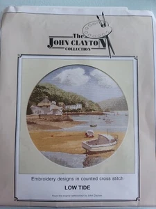 NEW, HERITAGE, CROSS STITCH KIT. JOHN CLAYTON COLLECTION. 'LOW TIDE'. EVENWEAVE. - Picture 1 of 2