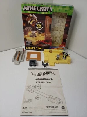 Hot Wheels Mincraft Pieces & Parts Evoker Trap 2017 Box Instructions Included - Image 1 of 4