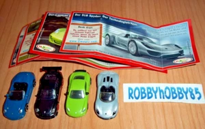 SERIE COMPLETA PORSCHE (TR040 - TR043) + 4 BPZ KINDER SORPRESA GERMANIA 2012/13 - Picture 1 of 1