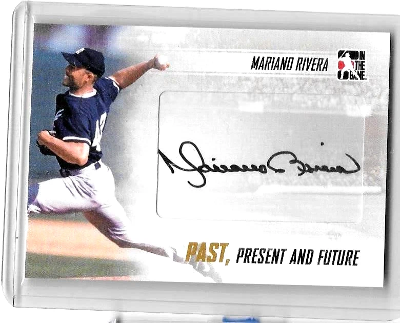 MARIANO RIVERA 2013 IN THE GAME PAST,PRESENT,& FUTURE CERTIFIED AUTOGRAPH - Image 1 of 1