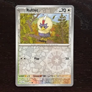 Rufflet 152/191 Pokemon Surging Sparks Scarlet & Violet Reverse Holo Common NM - Picture 1 of 2