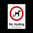 Dog Fouling / Please clean it up - Plastic Sign or Sticker - All Sizes