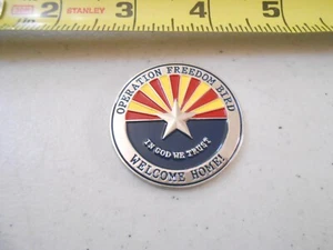 RARE OPERATION FREEDOM BIRD WELCOME HOME GIBSON GOLF MILITARY CHALLENGE COIN - Picture 1 of 5