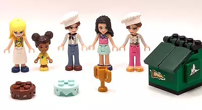 Lego Friends Minifigures & Accessory Lot Emma Stephanie Liz 2 X Lille Chef - Image 1 of 4