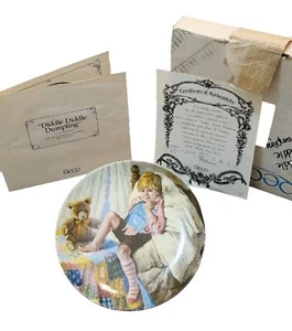 1984 Reco Collectible Plate Mother Goose Diddle Dumpling John McClelland #13217G - Picture 1 of 12