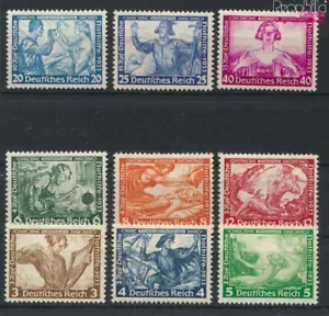 alemán Imperio 499-507 (completa edición) con charnela 1933 Richard (9861386 - Imagen 1 de 1