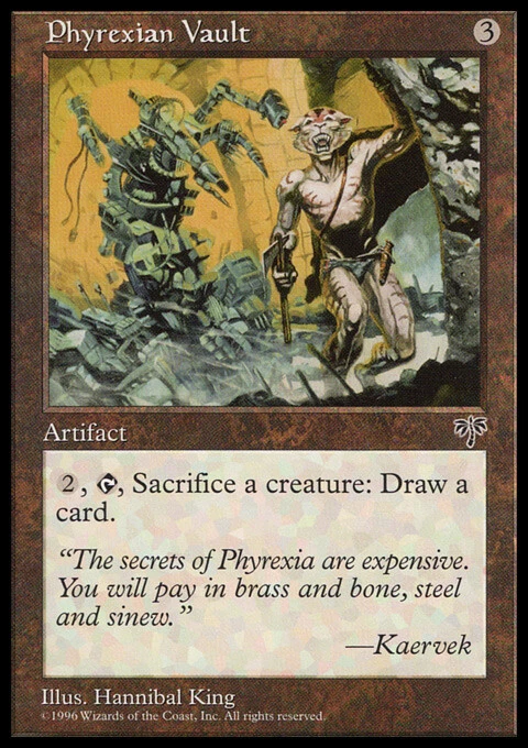 Magic the Gathering MTG Phyrexian Vault (316) Mirage   LP - Image 1 of 1