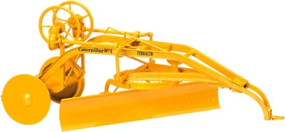 Caterpillar No. 1 Terracer Grader - Yellow - SpecCast 1:16 Scale #CUST1106 New - Image 1 of 4