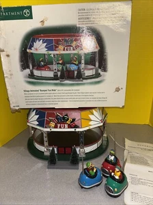 Dept 56 Bumper Fun Ride Decor Animated 56-52500 3 Cars Not Working Holiday Decor - Picture 1 of 14