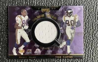 🔥CAMISETA USADA RANDY MOSS RANDALL CUNNINGHAM CARTER SMITH 1999 PLAYOFF SSD JUEGO🔥 Foto 1 de 2