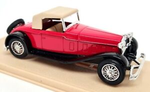 Eligor 1/43 - Delage D8 1934 Cabriolet Capote Red 1039 Diecast Model Car
