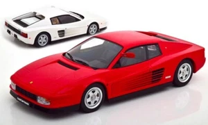 2er SET MODELLE 1984 FERRARI TESTAROSSA 1:18 von KK SCALE MODELS 1 ROT & 1 WEISS - Bild 1 von 12