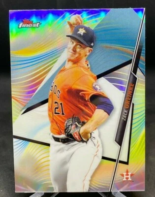 2020 Topps Finest Refractor Zack Greinke #90 - Image 1 of 2