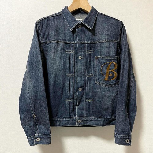 A BATHING APE (BAPE) Giacca uomo usata BAPE M A B logo ricamo denim periodo nigo rara scimmia autentica