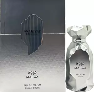 ARABIYAT PRESTIGE MARWA EAU DE PARFUM SPRAY UNISEX 3.4 Oz / 100 ml BRAND NEW! - Picture 1 of 9