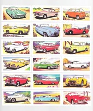 CIGARETTE/TRADE/CARDS. B.T.Tea. MODERN MOTOR CARS. (1962). (Complete Set of 25).