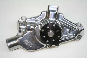 PRW Chevy Corvette SBC HIgh Performance Aluminum Water Pump - Polished - Picture 1 of 2